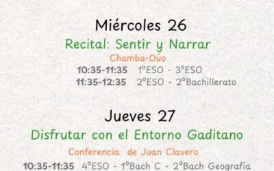 Semana Cultural y de Igualdad 2025